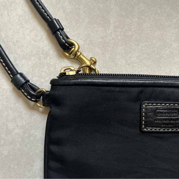 Coach Small Nylon Wristlet - Picture 2 of 13